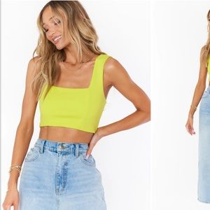 Show me your mumu crop top - worn once - size large